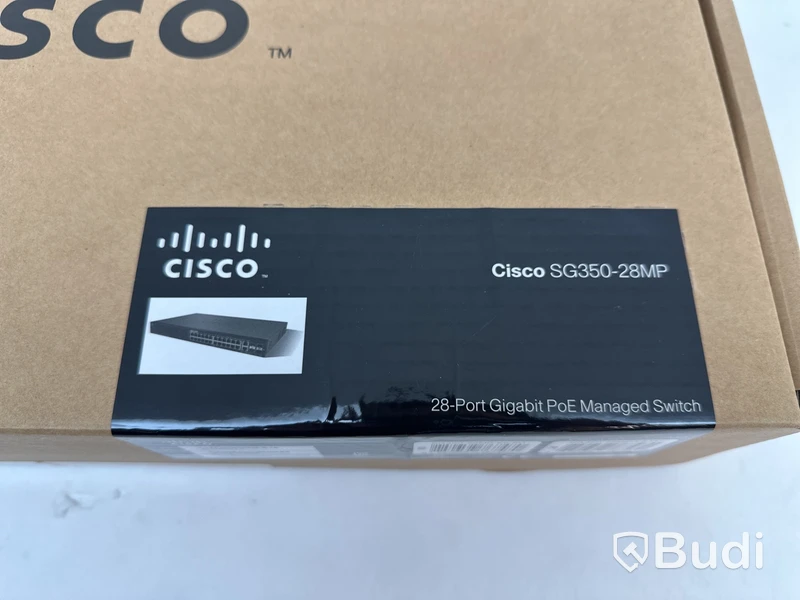 Nätverksswitch Cisco, SG350-28MP.