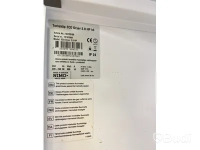 Torkskåp Nimo, Eco dryer 2.0