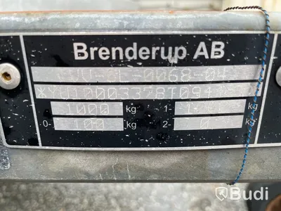 Bromsat kåpsläp Thule LV1000 | 2008 - Reparationsobjekt
