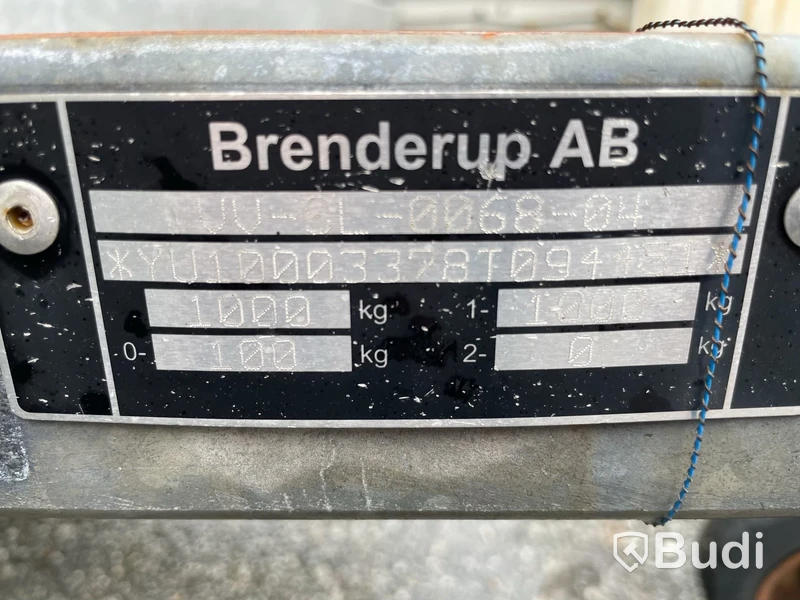 Bromsat kåpsläp Thule LV1000 | 2008 - Reparationsobjekt