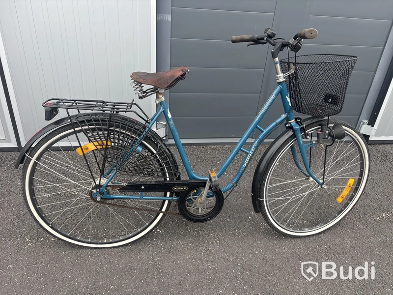 Damcykel Skeppshult med Brooks lädersadel