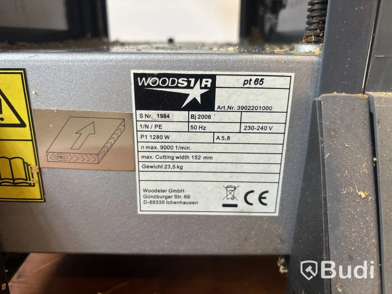 Planhyvel Woodstar PT65