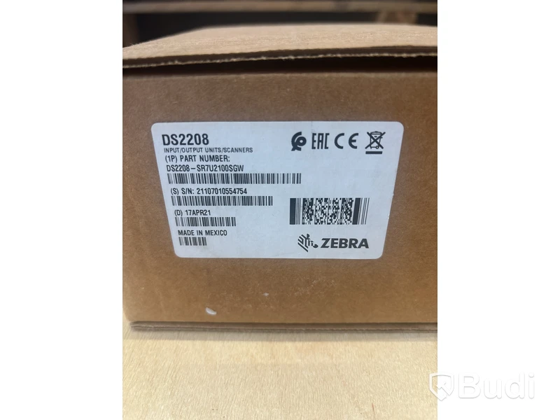 Streckkodsläsare Ny, Zebra DS2208