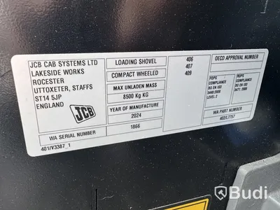 Hjullastare JCB 409 SV AG -2026 | Vikplog