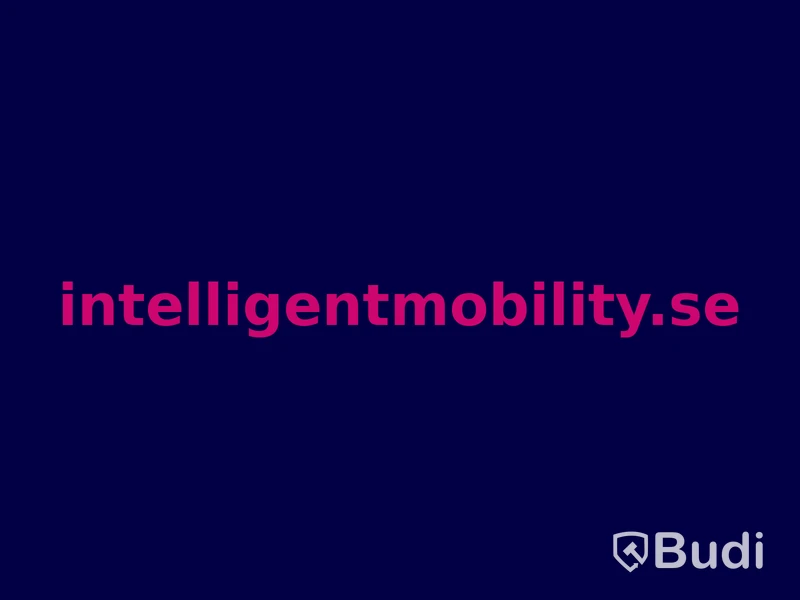 Domännamnet intelligentmobility.se