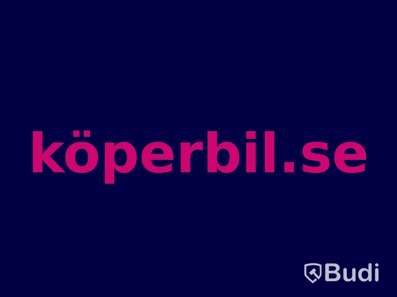 Domännamnet köperbil.se