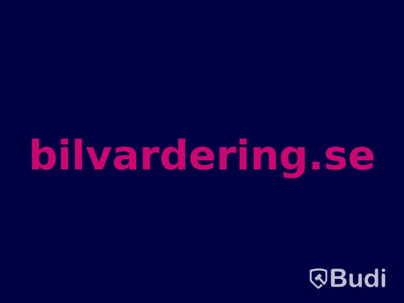 Domännamnet bilvardering.se