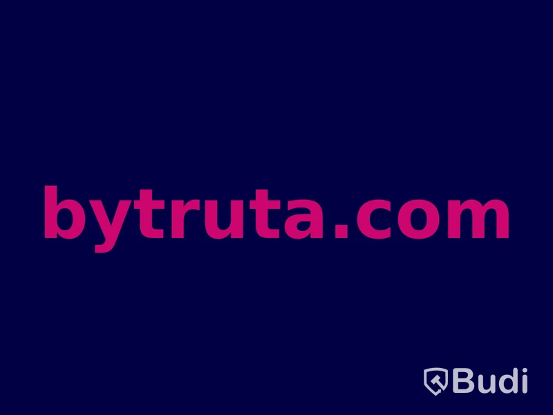 Domännamnet bytruta.com