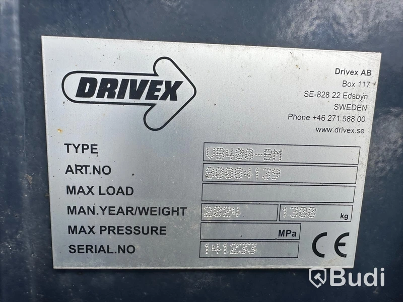 Drivex folding plough VB400-M. Pos. cutting edge, 4 hoses. -2024
