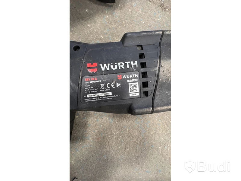 Parti med verktyg  Würth 18V