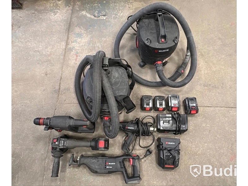 Parti med verktyg  Würth 18V