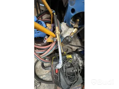 Gasflaskkärra med svetsutrustning