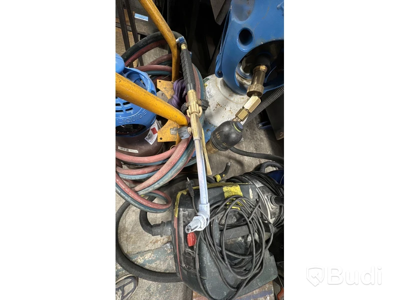 Gasflaskkärra med svetsutrustning