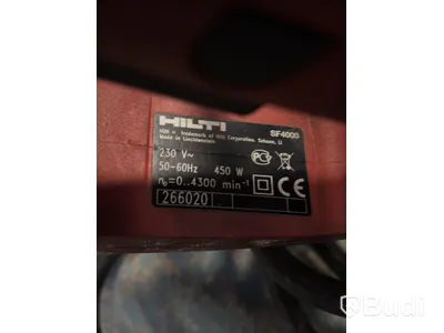 Parti med diverse Hilti verktyg