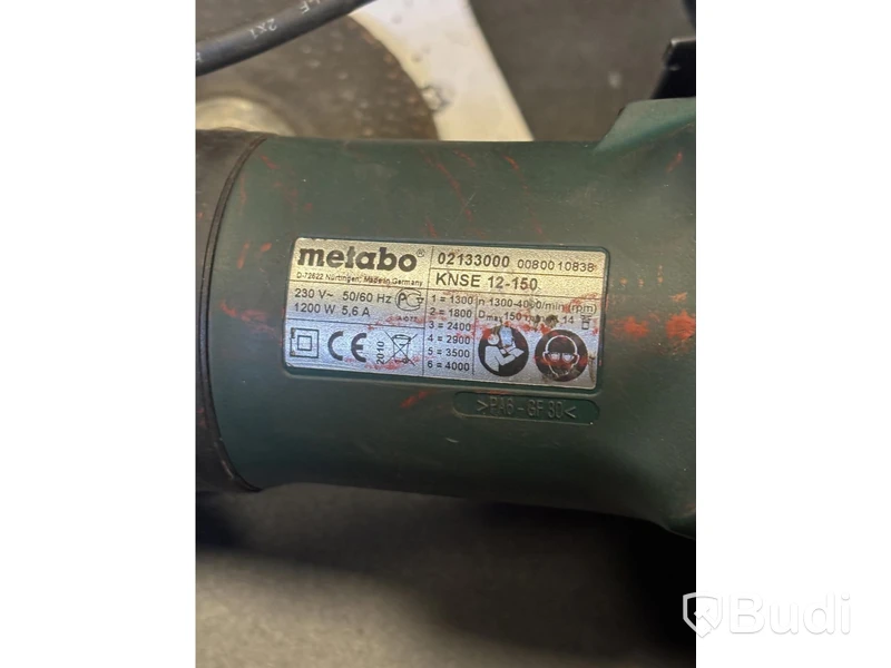 Slipmaskin för kälsvetsar, Metabo KNSE 12-150