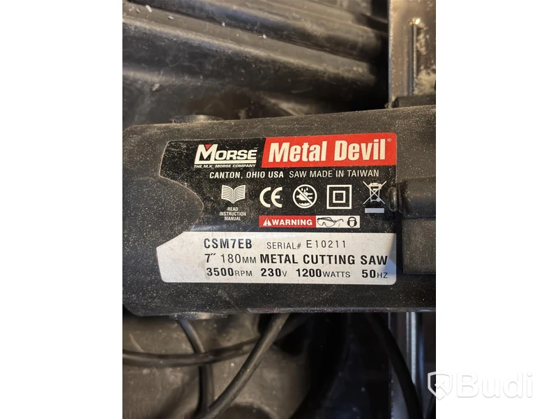 Cirkelsåg för metall Morse Metal Devil CSM7EB