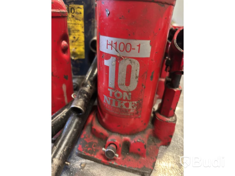 6 st. Hydraulisk domkraft