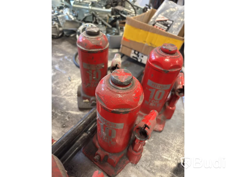 6 st. Hydraulisk domkraft