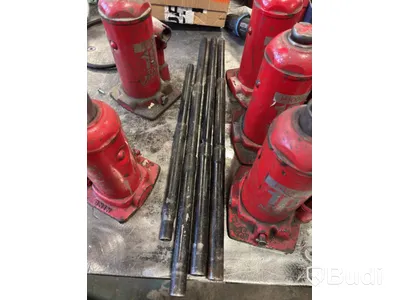 6 st. Hydraulisk domkraft
