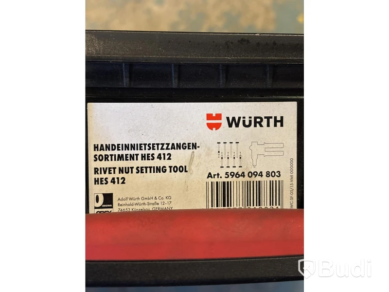 Varmluftpistol och Nitmuttertångsset Wurth