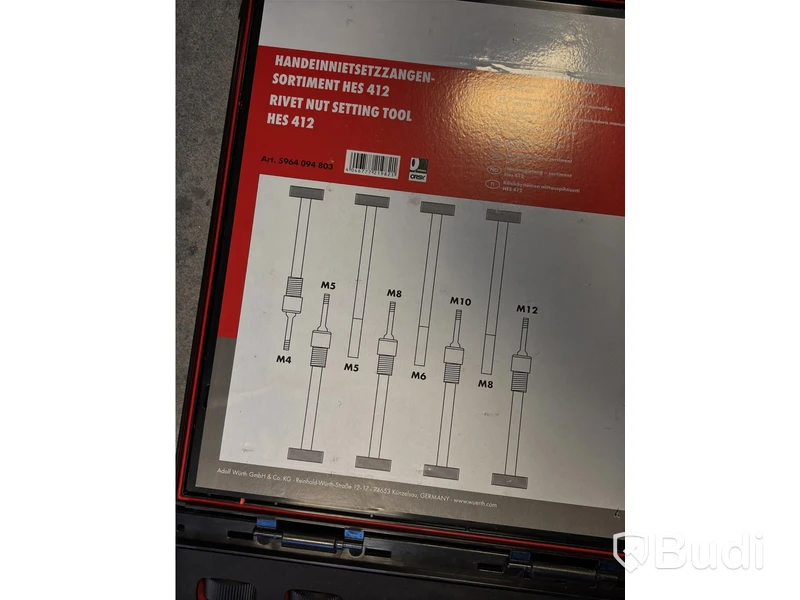 Varmluftpistol och Nitmuttertångsset Wurth