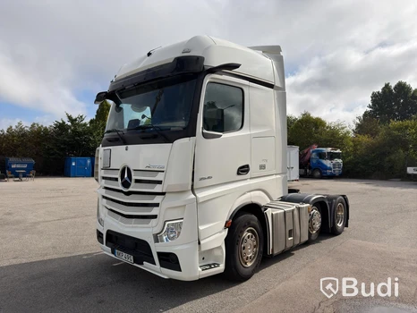 Mercedes-BenzACTROS -2019, 6x2 dragbil Mätarställning (km): 60850