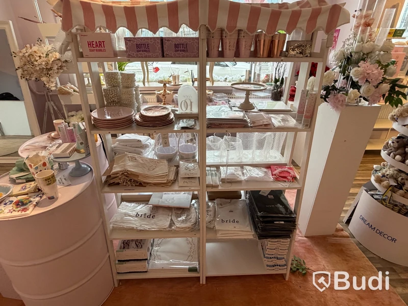 Komplett Event- & partybutik - stort lager samt butiksinredning