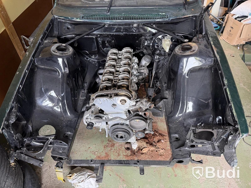 Driftingbil, Volvo 242 med Mercedes M104 motor, "Svennetysken", projekt -1975