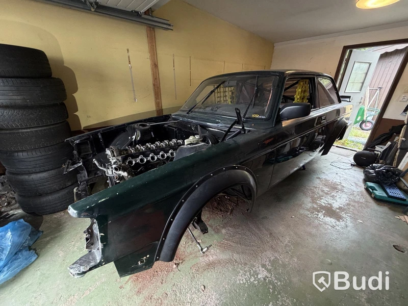 Driftingbil, Volvo 242 med Mercedes M104 motor, "Svennetysken", projekt -1975