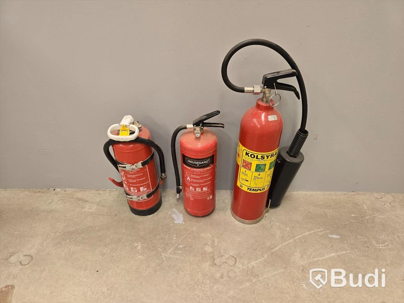3 st brandsläckare
