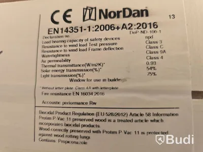2 st fönster | NorDan