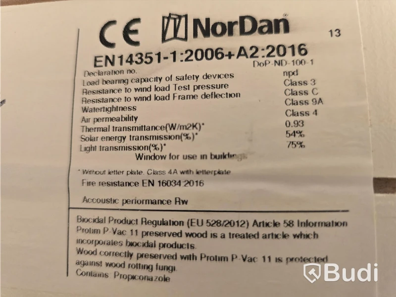 2 st fönster | NorDan