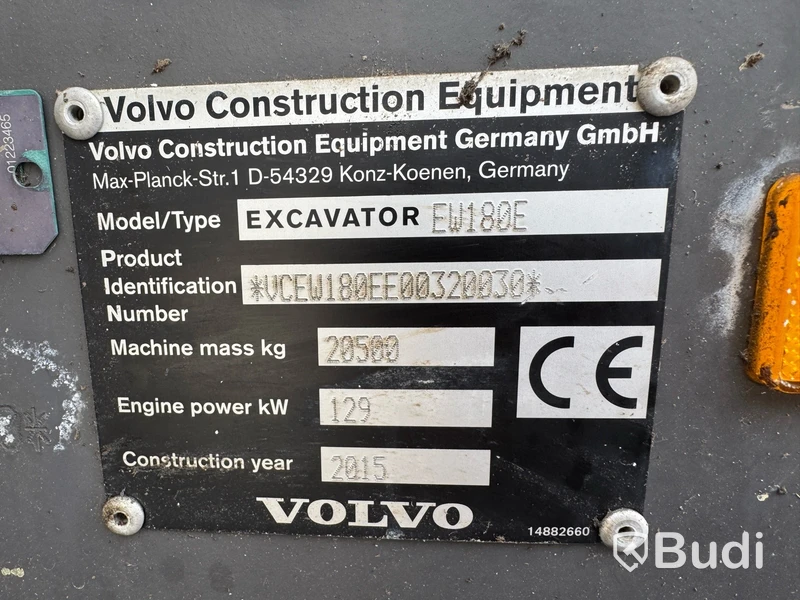 Materialhanterare Volvo EW180E -2015