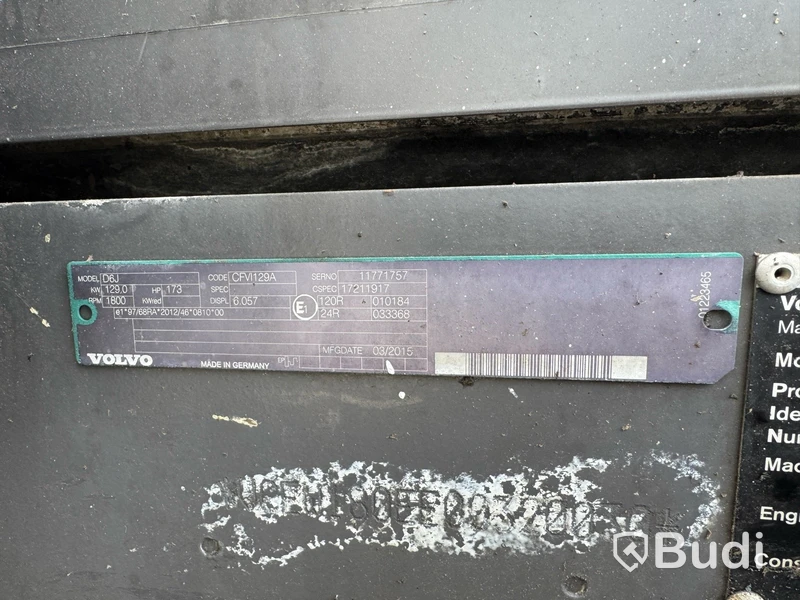 Materialhanterare Volvo EW180E -2015