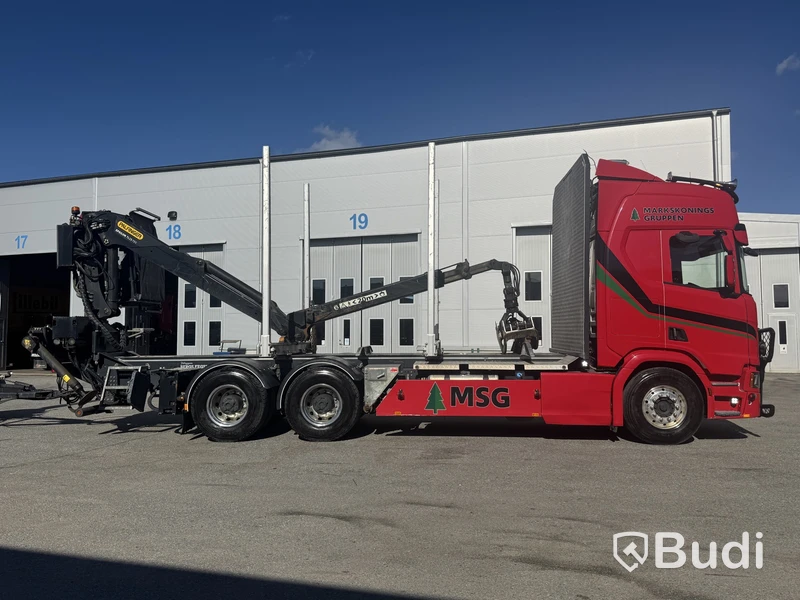 Timmerekipage Scania R660 6x4 -2023 | Palfinger | OP Höglunds