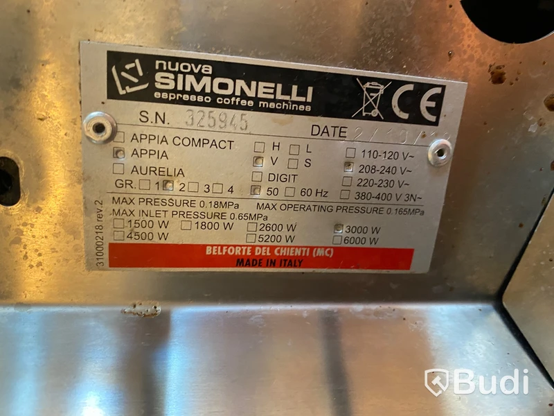 Espressomaskin Dubbel Station Nuova Simonelli