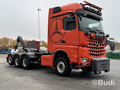 Tridemväxlare Mercedes-Benz Arocs 3758 -2023 | JOAB 24 ton | Plogutrustad
