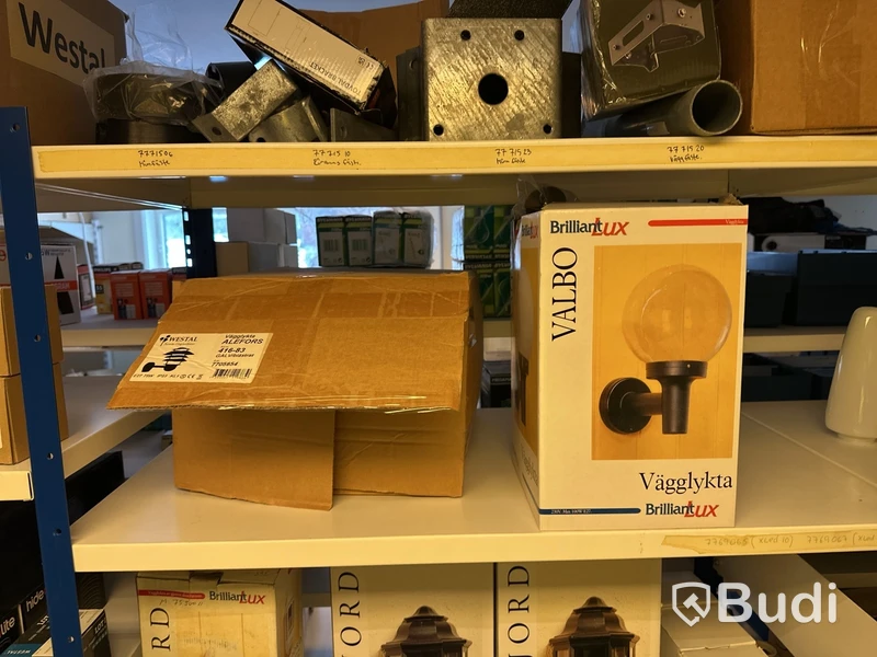 Stort lager ifrån väletablerad Elfirma i Konkurs - säljs i ett utrop.