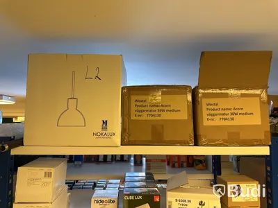 Stort lager ifrån väletablerad Elfirma i Konkurs - säljs i ett utrop.