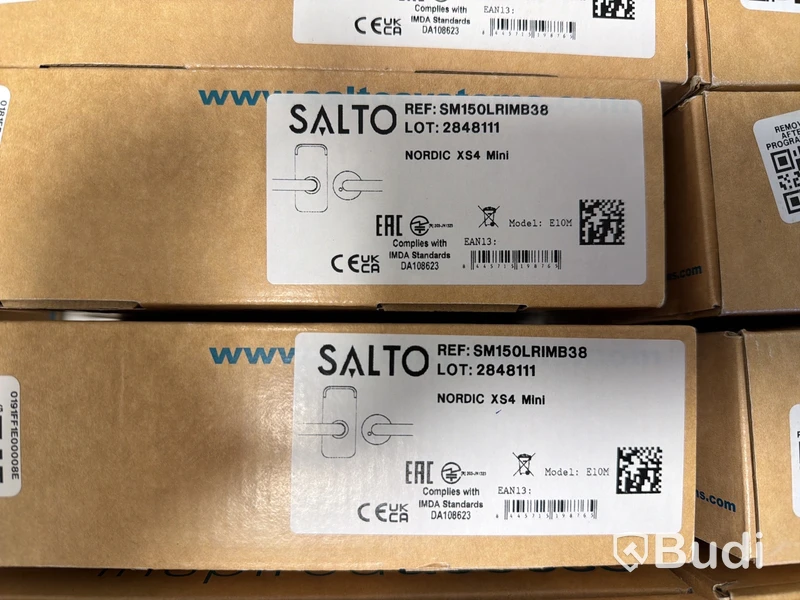 24 st. Dörrbladsläsare Salto XS4 Mini Nordic Svart