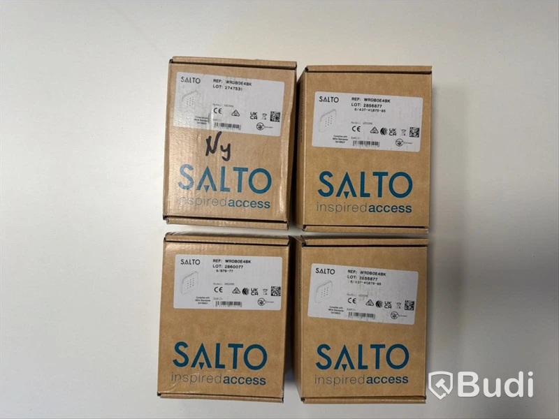 4 st. Väggläsare Salto Svart WRDB0E4BK