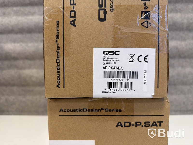 2 st. Högtalare QSC AD-P.SAT AcousticDesign 2-pack