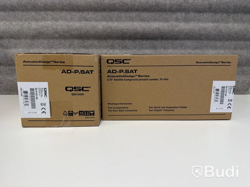 2 st. Högtalare QSC AD-P.SAT AcousticDesign 2-pack