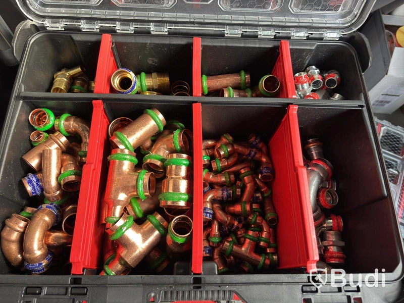 Milwaukee PACKOUT, med VVS-material