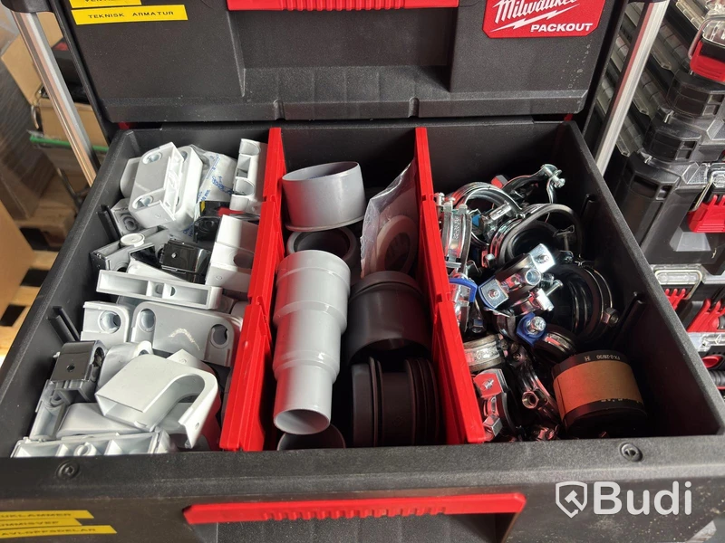 Milwaukee PACKOUT, med VVS-material
