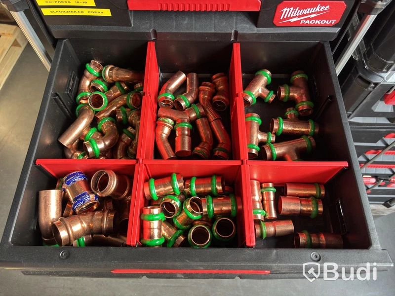 Milwaukee PACKOUT, med VVS-material