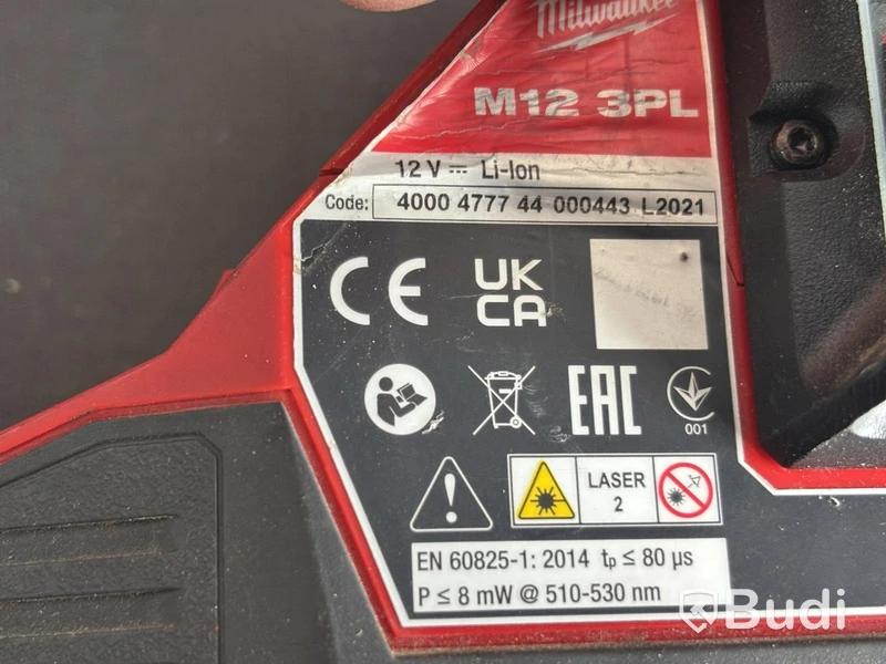Treplanslaser Milwaukee M12 3PL