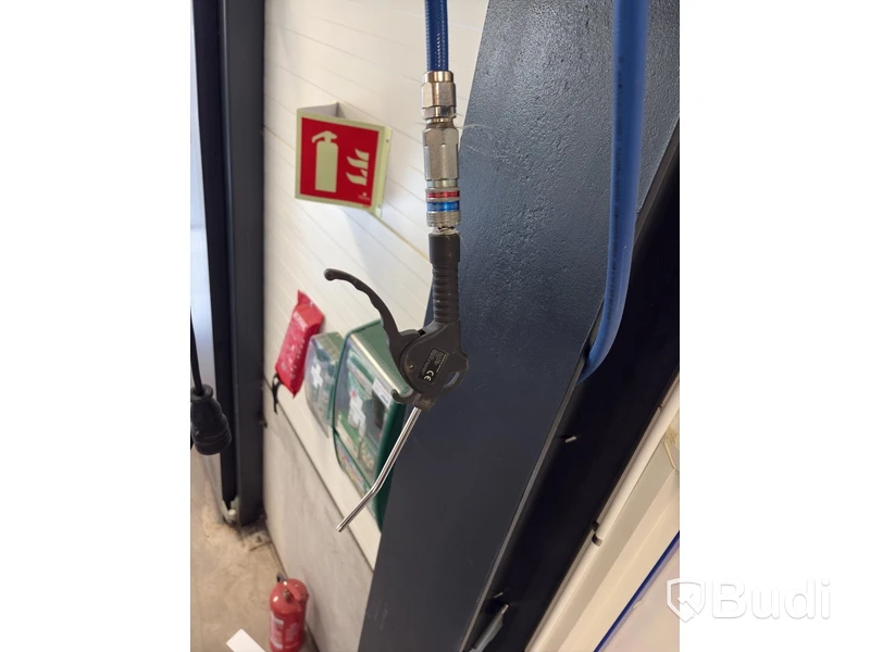 2 Wall-Mounted Compressed Air Hose Reels and 1 Cable Reel
