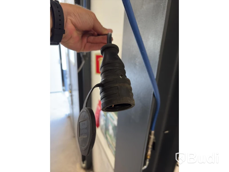 2 Wall-Mounted Compressed Air Hose Reels and 1 Cable Reel