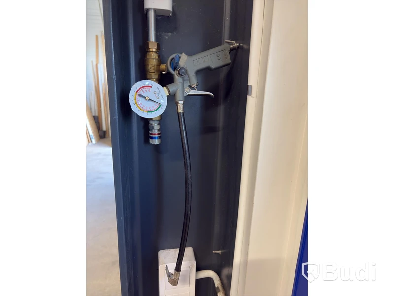 2 Wall-Mounted Compressed Air Hose Reels and 1 Cable Reel